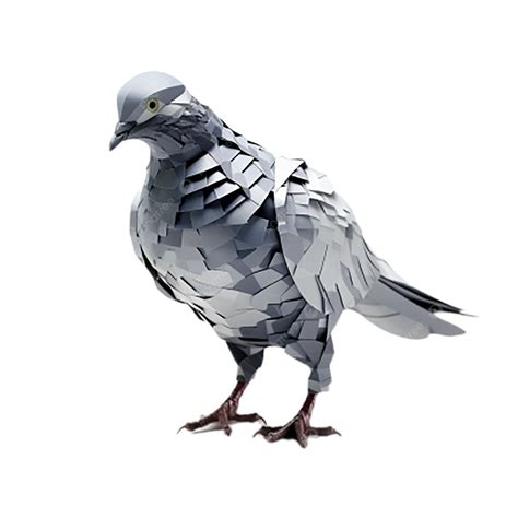 Clipart Pigeon Bird White Background, 3d, Bird, Pigeon PNG Transparent Image and Clipart for ...