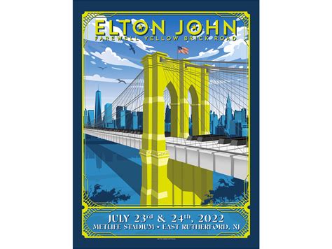 Elton John poster by Derek Hatfield on Dribbble