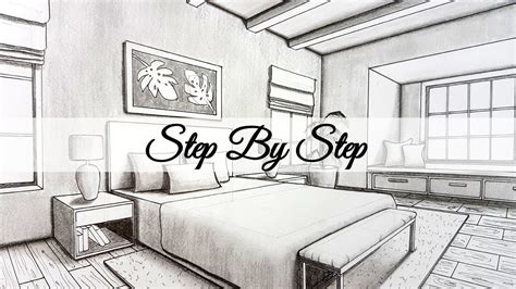 How To Draw A Bed In Two Point Perspective - Bed Western