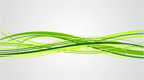 Abstract Vector Green Lines Stock Vector - Illustration of abstract, nature: 14262656