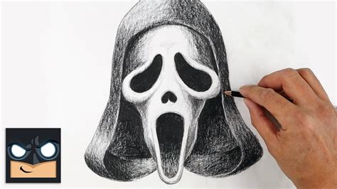 Comment dessiner Ghostface | Tutoriel de croquis d'Halloween