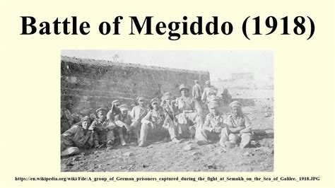 Battle of Megiddo (1918) - Alchetron, the free social encyclopedia