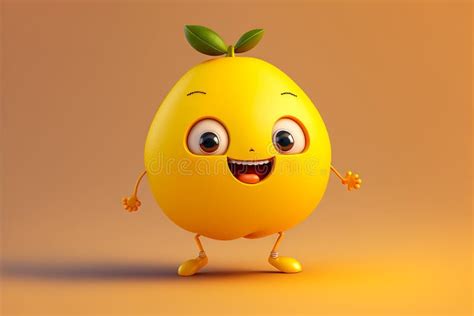 Lemon Cartoon Character Generative Ai Stock Illustrations – 163 Lemon Cartoon Character ...