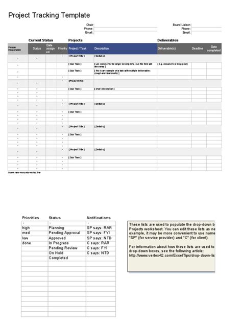 Template Project Tracking | PDF | Copyright | Software