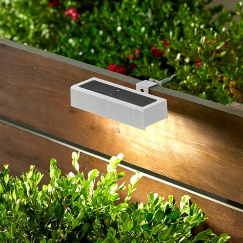 Better Homes & Gardens Landscape & Walkway Lights 20 Lumen Solar Powered LED Outdoor Gutter ...