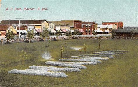 Mandan North Dakota NP Park Scenic View Antique Postcard J62379 - Mary L. Martin Ltd. Postcards