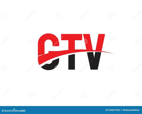 GTV Letter Initial Logo Design Vector Illustration Stock Vector - Illustration of motif, brand ...