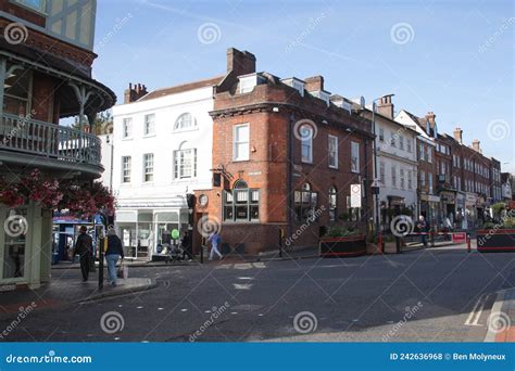 Views of the High Street in St Albans, Hertfordshire in the UK Editorial Stock Photo - Image of ...