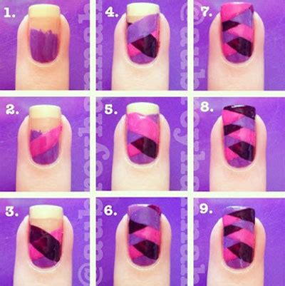 Step By Step Nail Art Tutorials For Beginners & Learners 2013/ 2014 | Fabulous Nail Art Designs