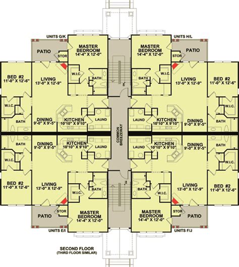 Residential Building Floor Plans