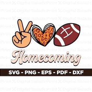 Homecoming SVG / PNG Homecoming Football Hoco SVG Football - Etsy