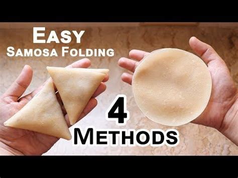 (4705) Samosa Folding Techniques - How to fold Samosa perfectly (Ramzan Special Recipe ...