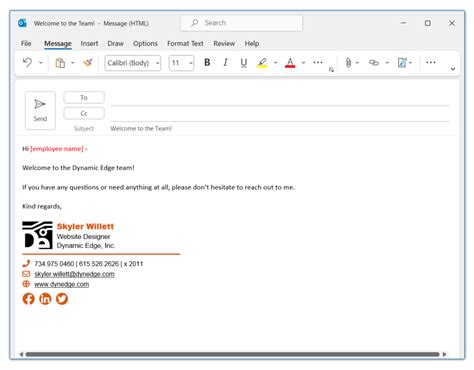 How Can I Make an Email Template in Outlook? | Dynamic Edge