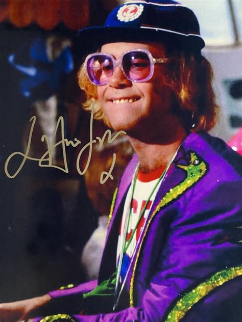 Elton John signed photo | EstateSales.org