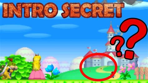 New Super Mario Bros.’ Intro Secret Has Been Unearthed – NintendoSoup