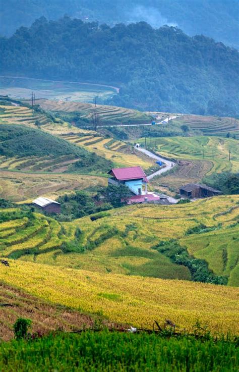 Farmhouse in the middle of the Rural Landscape · Free Stock Photo