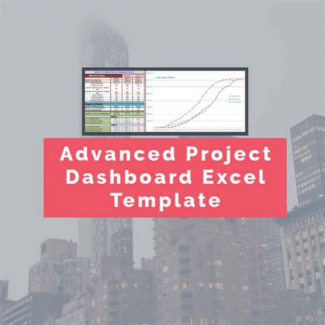 Advanced Project Dashboard Excel Template - Bibloteka