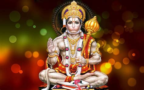 HD wallpaper: God Hanuman Ji, Lord Hanuman, light, bokeh, one person, religion | Wallpaper Flare