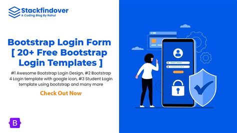 Bootstrap 4 Login Form Template Free Download - Printable Form, Templates and Letter