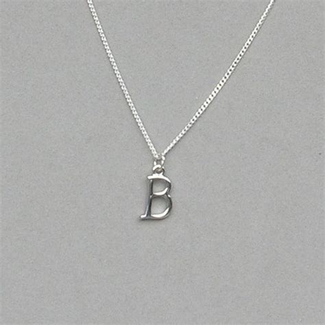 Initial B Necklace - Etsy