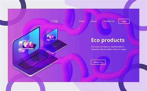 Premium Vector | Landing page design templates illustrator