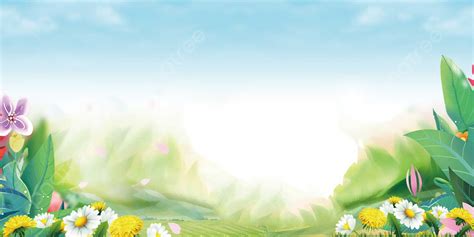 Nature Background Promotion Banner, Nature Background, Simple, Small Fresh Background Image And ...