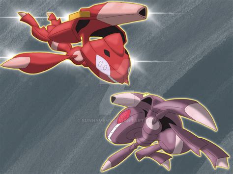 Sketch Art Pokedex #649 Genesect Family by Sunnyven1 on DeviantArt