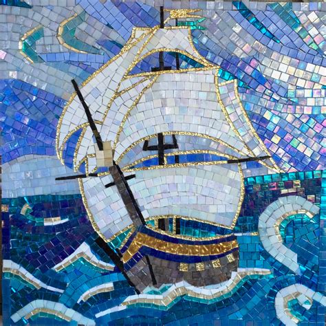 BRIG, Mosaic Art, Glass Art, Glass Mosaic Tile, Original, Wall Art, Indoor, Outdoor - Etsy