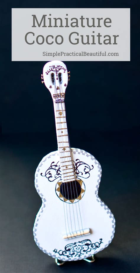 Printable Coco Guitar Template