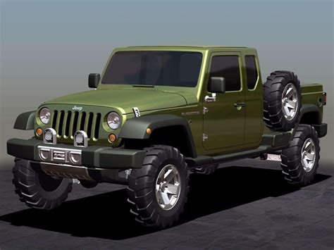 Jeep gladiator concept pickup