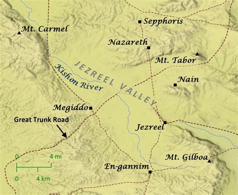 Jezreel Valley and Megiddo – Bible Mapper Blog