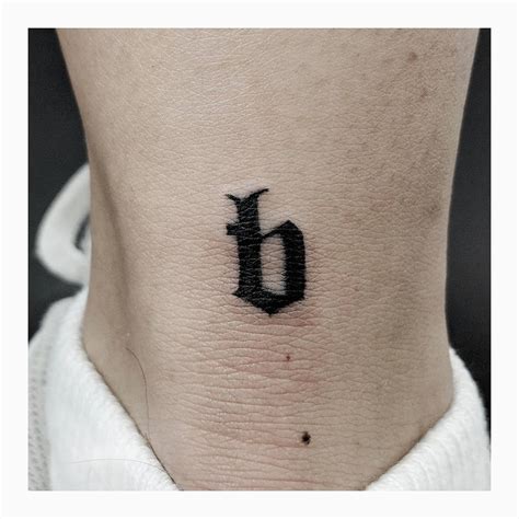 Tattoo Letter B