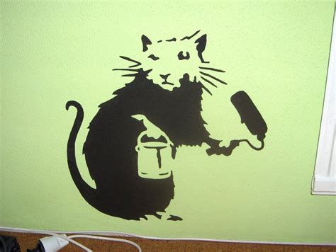 stencil-painting 5 by *wolf-lion on deviantART | Stencil street art, Street art, Banksy art