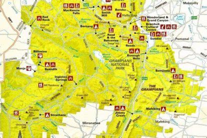 Grampians National Park - Accommodation, Camping, Map & Address, Vic