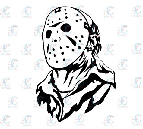 Jason Voorhees Drawing, Jason Voorhees Art, Art Sketches, Art Drawings, Scary Characters ...