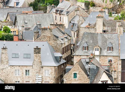 Aerial view of village Stock Photo - Alamy