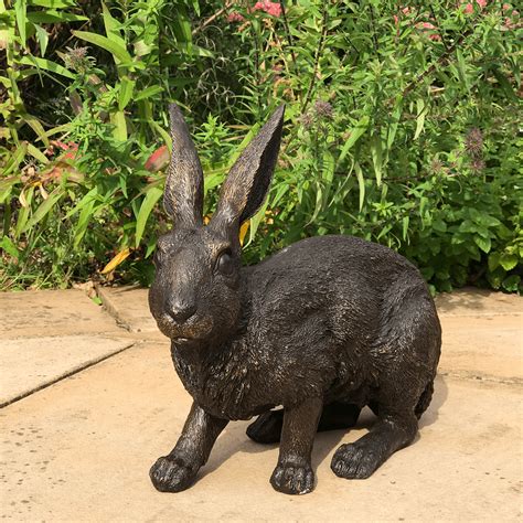 Bronze Rabbit Garden Statue - Beautiful Hand Crafted Designs