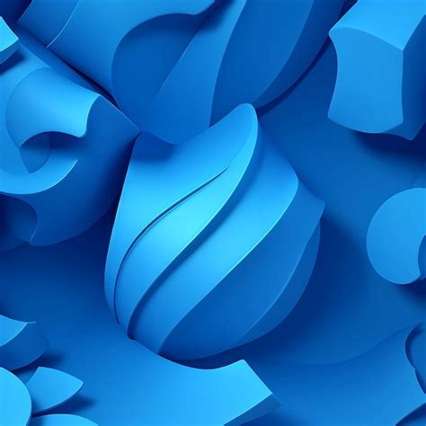 Premium AI Image | Creative 3D Blue Background Generative Ai