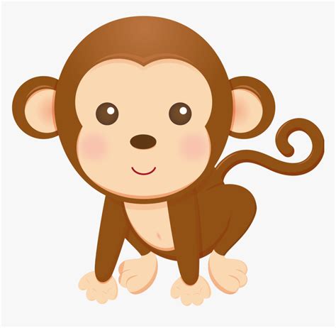 Monkeys Clipart Safari - Baby Monkey Clipart, HD Png Download , Transparent Png Image - PNGitem