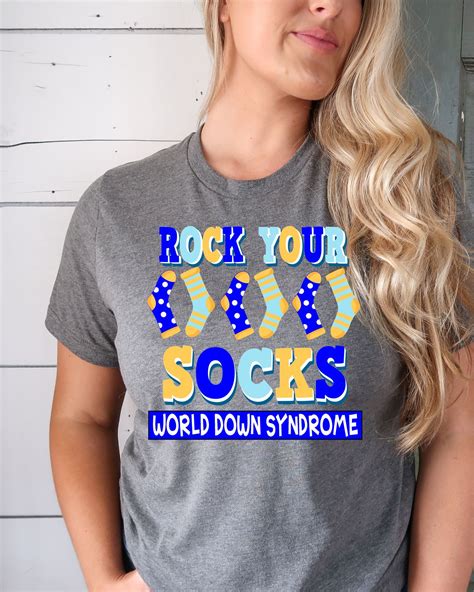 Rock Your Socks Down Syndrome Transfer – Rustic Grace Heat Transfer Company