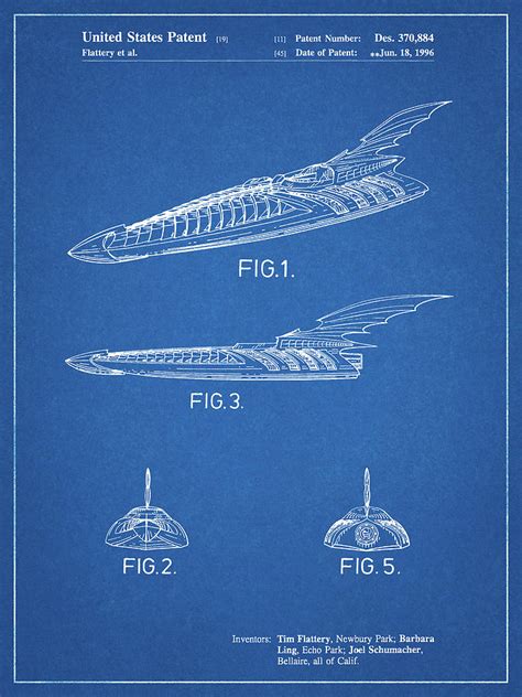 Pp483-blueprint Batman Forever Batboat Patent Poster Digital Art by Cole Borders - Pixels