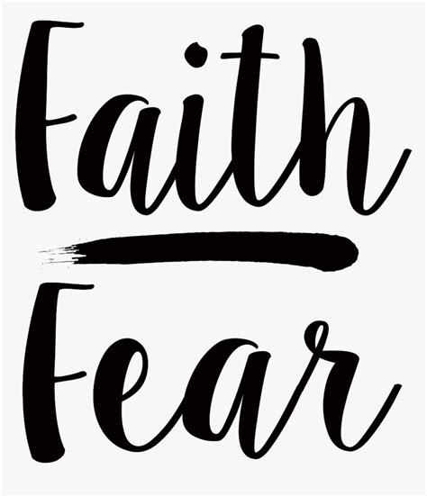 Clip Art Royalty Free Download Faith Over Fear Clipart - Faith Over Fear Transparent, HD Png ...