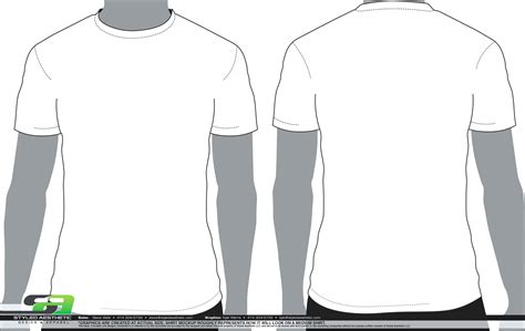 T Shirt Template Vector