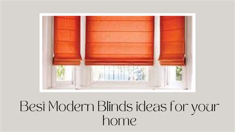 Best Modern Blinds ideas for your home