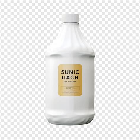 Liquid Laundry Starch Bottle PSD Template with Transparent Background - Free PSD Download - HD ...