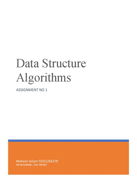 Data Structure Algorithms | PDF | Algorithms And Data Structures | Computer Science