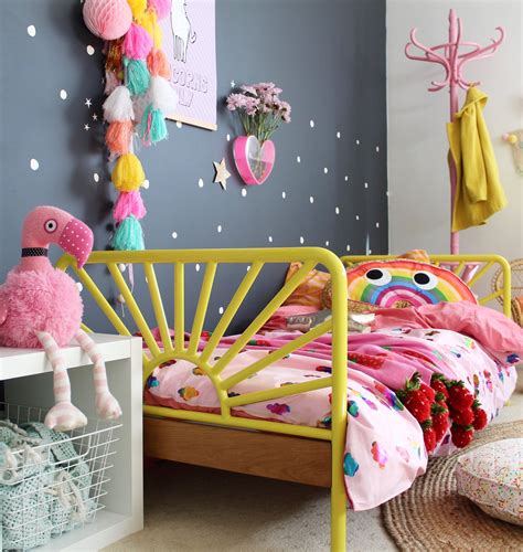 Indi's toddler room makeover - packed with colour and bursting with fun. Featuring cool decor ...