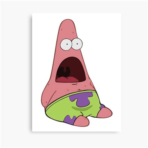 "Spongebob Squarepants Graphic - Patrick star's MEME" Canvas Print for Sale by Mariascientist ...