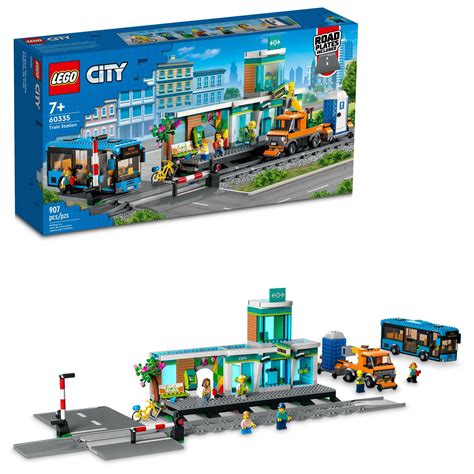 LEGO City Train Station 60335 Building Toy Set for Boys, Girls, and Kids Ages 7+ (907 Pieces ...