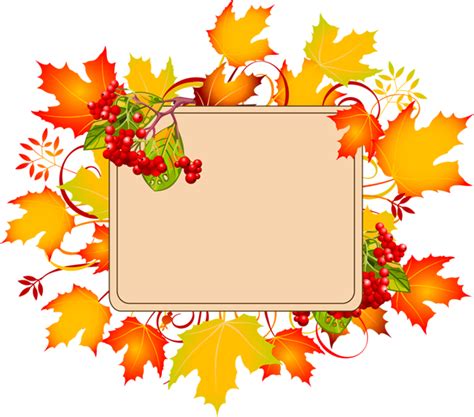 Autumn Border Png - Clip Art Library